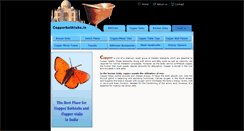 Desktop Screenshot of copperbathtubs.in